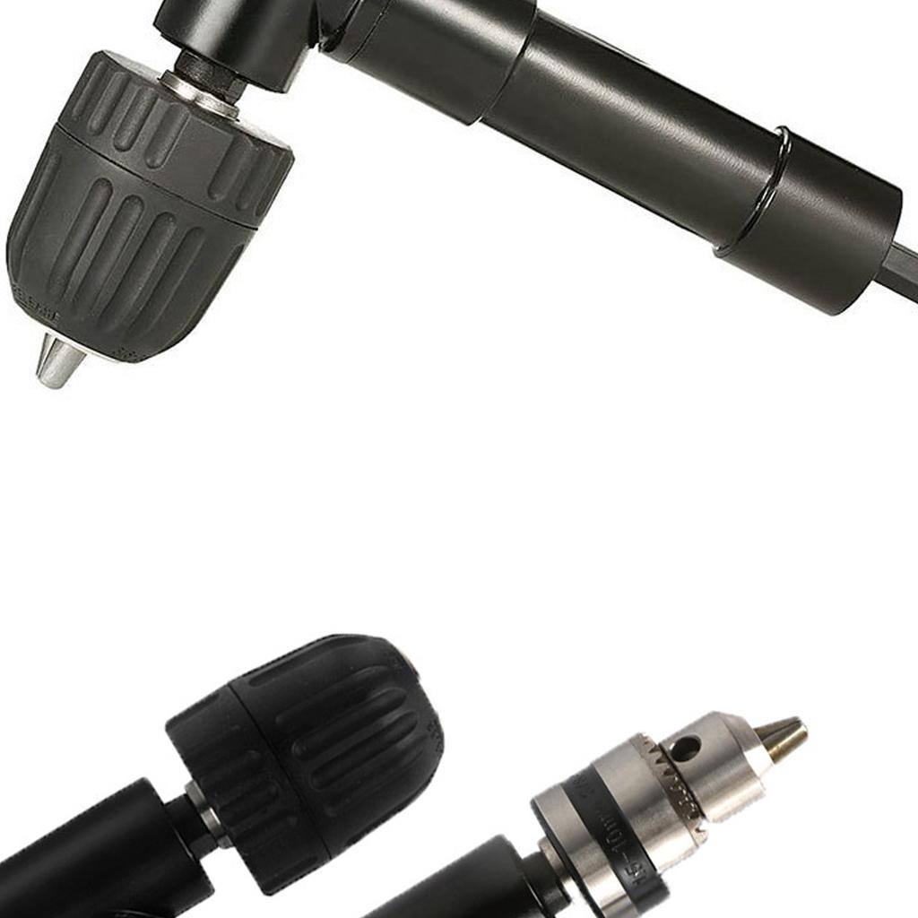 Right Angle Adapter For Electric Drills Right Angled Keyless Drill Chuck For Home House Improvement