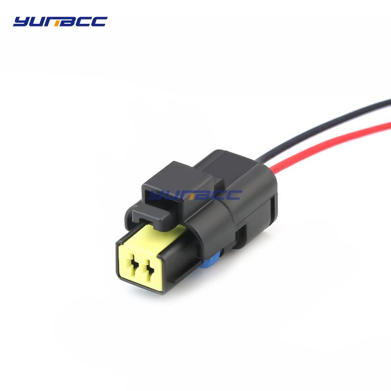 

1 Pc 2 Pin FCI Female Light Lamp Cable Harness Connector 211PL022S0049 Water Temperature Sensor Plug For Renault Peugeot Citroen 1 Set