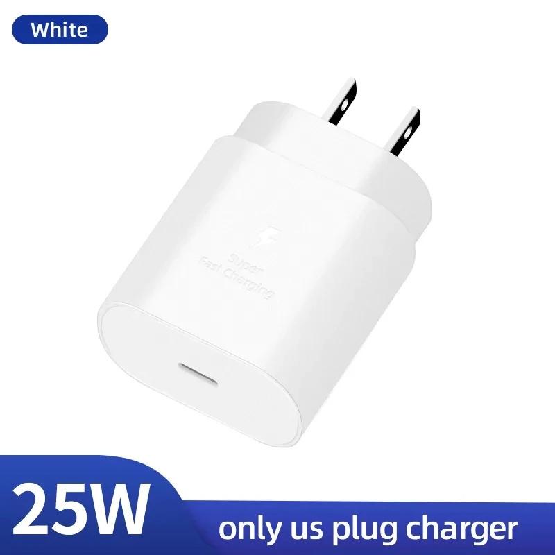 Samsung 25W Super Fast Charger USB Typ C Ladegerät Chargeur Galaxy S24 S23 plus S22 S21 A54 A71 A70 S20 FE M54 F14 Netzteil