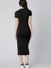 New European & American Style Women's Sexy Slim Fit Hip Wrap Dress