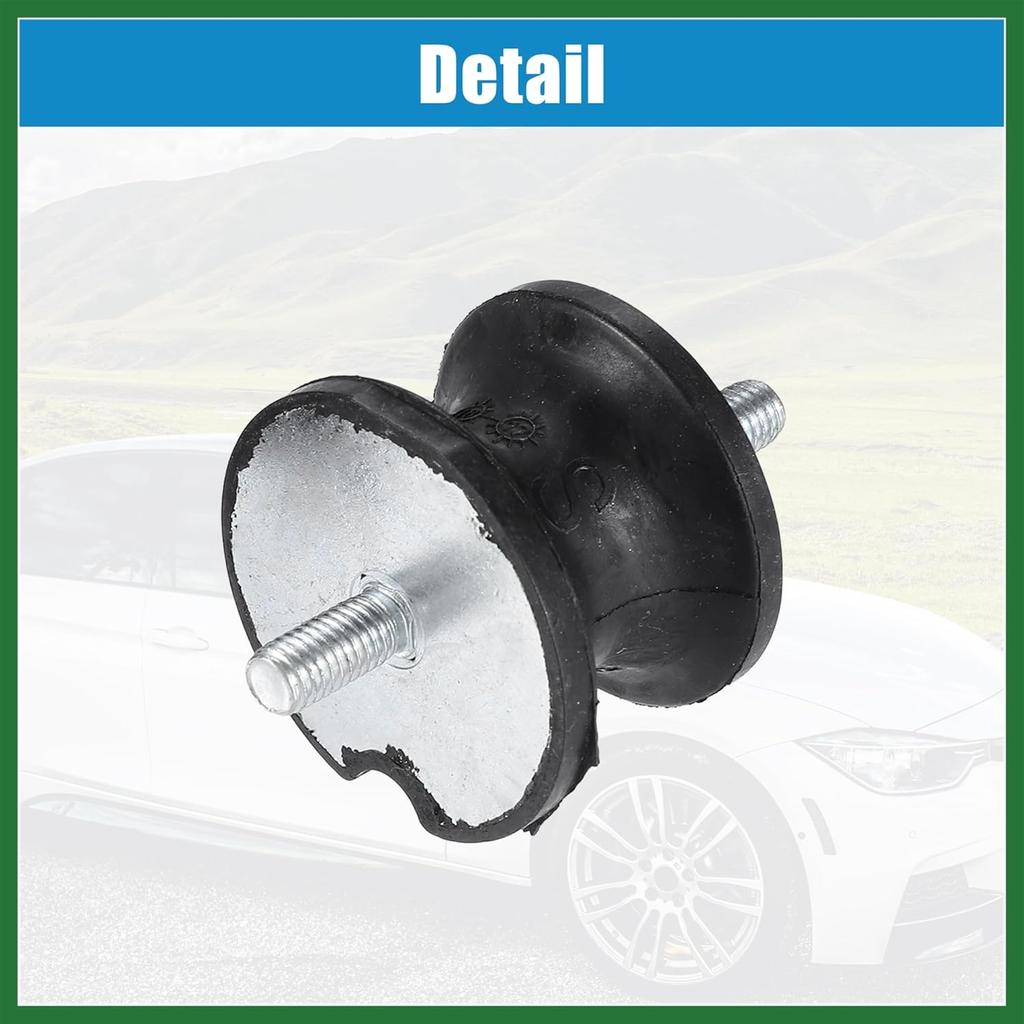 Motoforti No.22316799331 Rear Engine Transmission Mount Kit for BMW 1 Series M 3.0L 2011 Metal Rubber Black Long-lasting