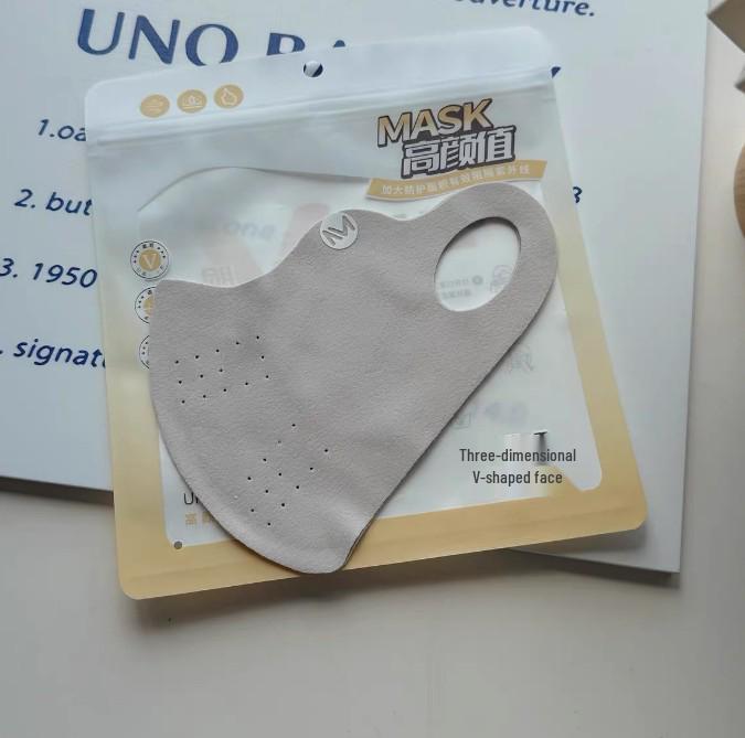 

Sunscreen Windproof Breathable 3D Mask for Women - Anti-UV Solid Color, New for 2025