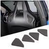 For SEAT Leon Mk2 1P 2008-2012 Soft Carbon Fibre Car Central Control Gear Shift Air Outlet Panel Trim Sticker Car Accessories F6