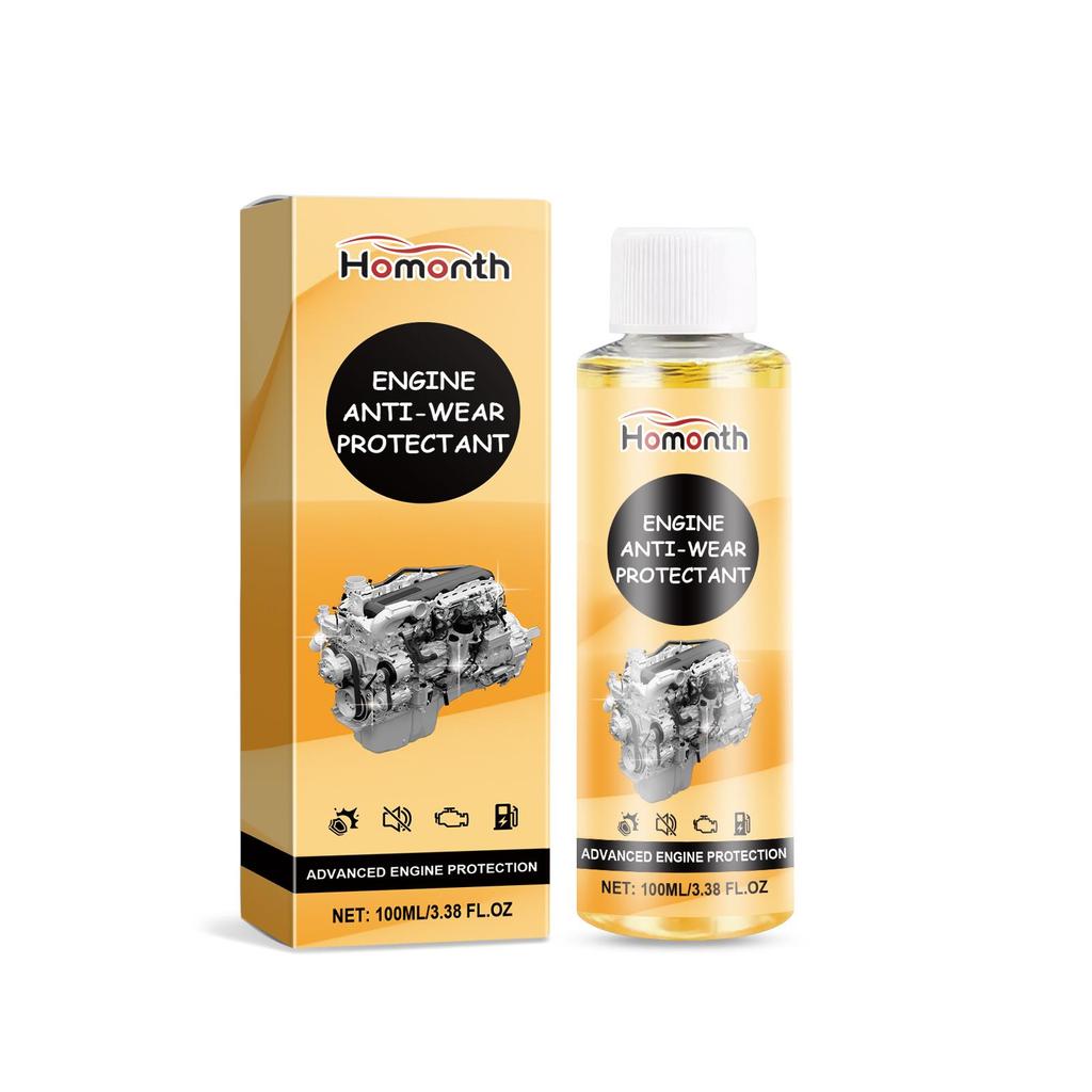 Homonth Engine Wear Protection Agent Car Noise Reduction, Anti-Shake, Anti-Rust, Cleaning and Maintenance Agent 100ml