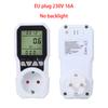 EU Plug Power Consumption Meter Socket Energy Digital Watt Meter AC Current Monitor Wattmeter Electricity Costs Calculate