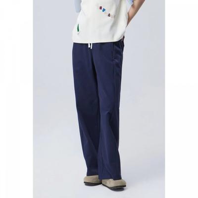Frill Banding Diagonal Line Pants Bapt95611