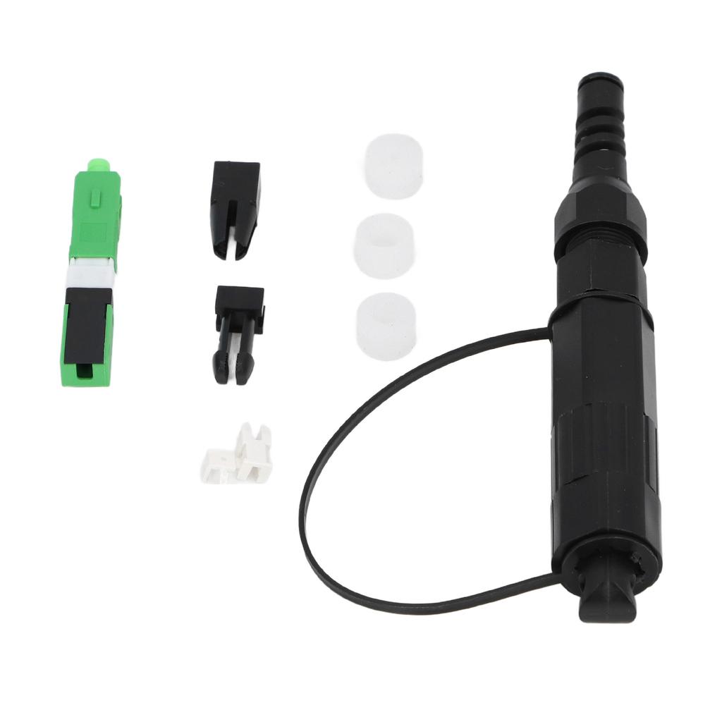 2 Set Glasfaserkoppler Tragbarer PEI Mini Schnell SC Glasfaserverbinder für Rechenzentrum