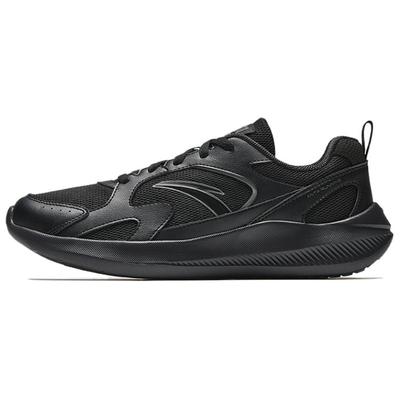 Sports Comfortable Shock Absorbing Breathable Low Top Casual Running Shoes Men Sneakers Black 912535507-4