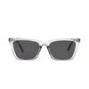 Glasses B303 Pointed Corner Cat'S Eye Square Transparent Gray Hawksbill Frame Sunglasses Women, Sunglasses Men