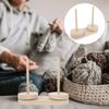 Wickelwolle Spule Strickwerkzeug Nähgarnhalter Garnorganisator Zubehör Holz Drehständer
