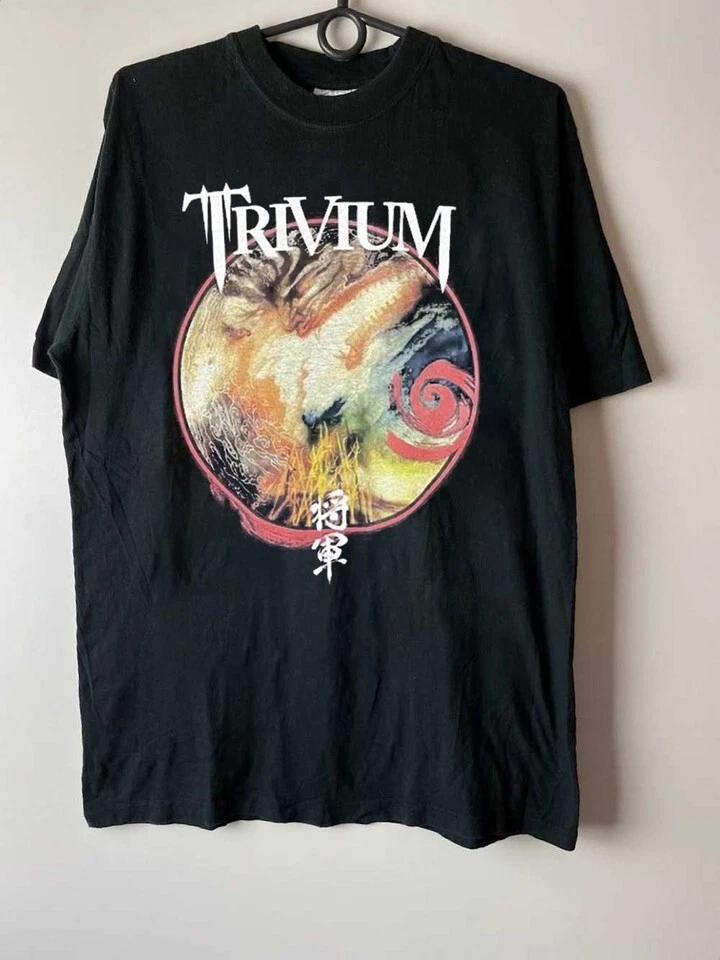 TRIVIUM Band Music Album Adult Black Unisex T-shirt All Size Cotton UU288 4XL