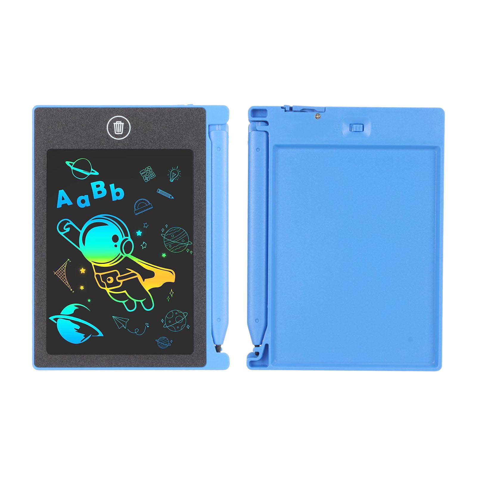 

LCD Writing Tablet Waterproof 4.4in Erasable Reusable Electronic Drawing Pad Doodle Board for 36 Yrs Old