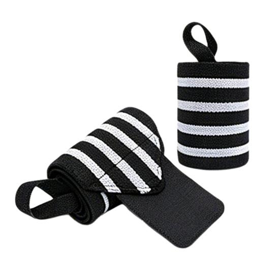 2Pcs Wrist Compression Strap Adjustable Wrist Support Wrap Sprain Prevention Men Women Strength Training Weightlifting Deadlifts Wrist Brace