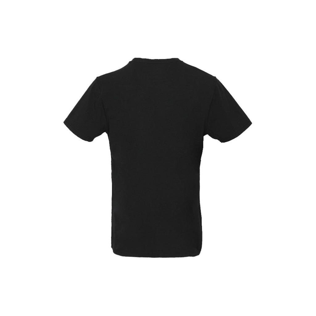 Adidas טי שירט ספורט נושמת לגברים עם הדפס לוגו רטרו, צווארון עגול ושרוולים קצרים, שחור זהב ADICTT-BG