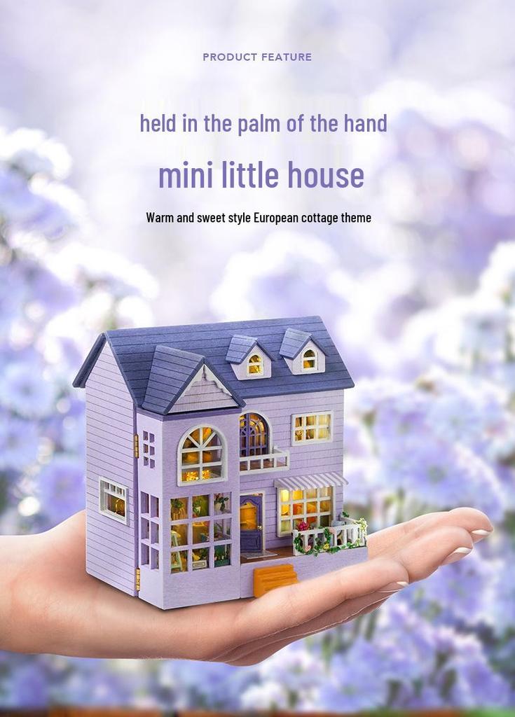 Handmade Mini Manor DIY Kit: Creative Fun House Toy for Kids