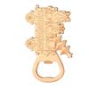 Gift Metal Christmas Bottle Opener Merry Christmas New Year Decor Beer Bottle Opener Santa Snowman Xmas Opener Restaurant Use