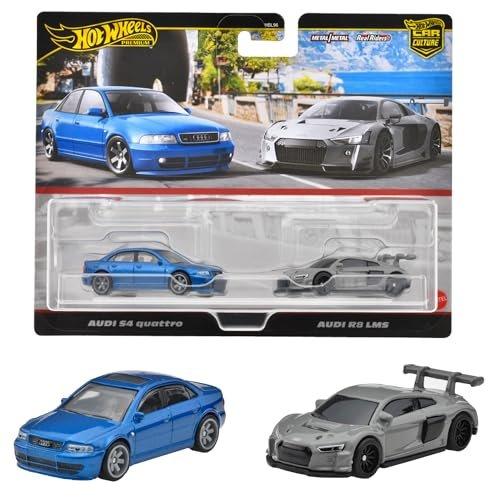 Hot Wheels Premium 2-Pack Nissan GT-R Nismo GT3 & Nissan GT-R (R35) Millennium Jade Diecast Toy Car Set