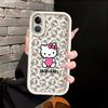 Case for Apple iPhone 17 Pro Max 16e 16 15 11 13 Mini XR Air XS 12 14 Plus Phone Cover Sanrio Cartoon Hello Kitty
