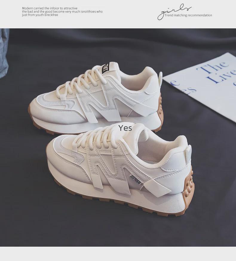 Women's Forrest Gump 2024 Korean-Style Height-Boosting Running Shoes, Size FD-6682