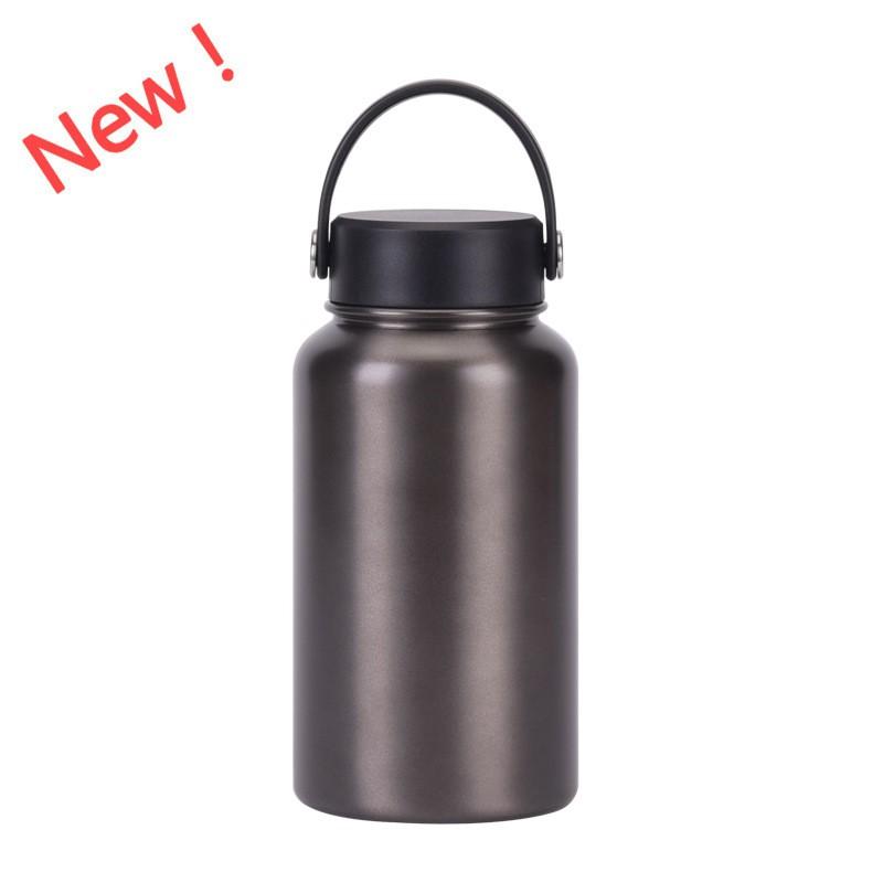 650ml Vacuum Insulated Stainless Steel Travel Water Bottle Outdoor Sports Office Daily Use Leakproof Portable 12H