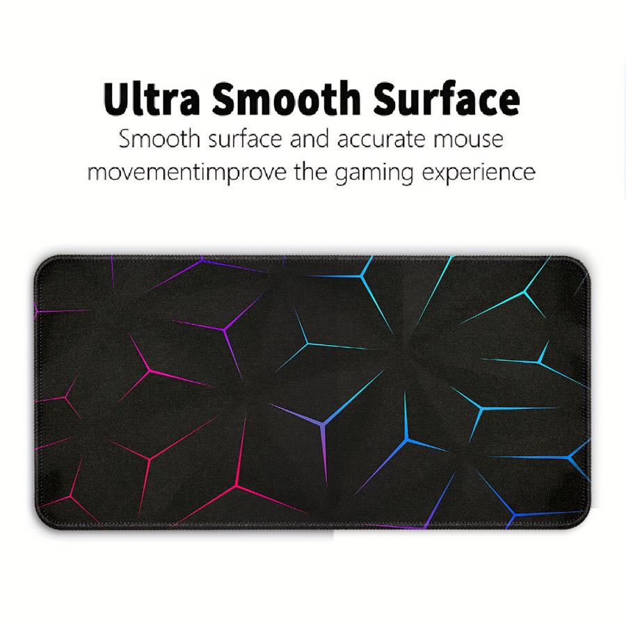 Polygon Multicolored Pattern Is Cool rubber Mouse Pad office Pad Desk accessories Game Console Pad Computer Laptop Pad Keyboard