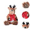 Baby Weihnachtskostüm Kuschelig mit Mütze Weiches Verkleidungs-Halloween Säuglings-Strampler S Weihnachtsmann