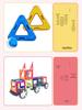 Stained Glass Magnetic Tile Building Blocks - Children's Educational Toy Set for Creative Play