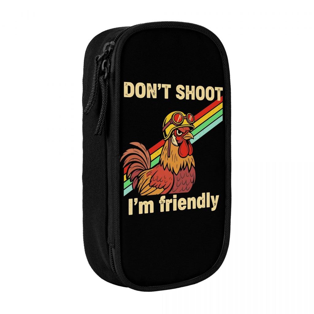 Don't Shoot I Need Apricots For My Chicken Arc Raiders Pen Box Double Layer Large-capacity Kids School Supplies Pen Case