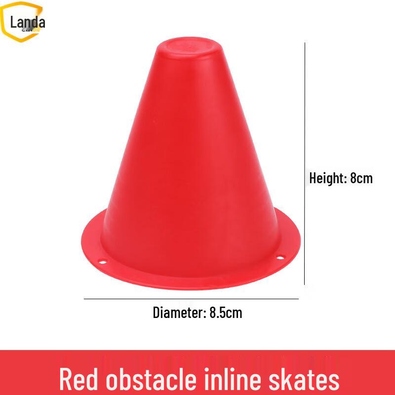 Landa Flat-Head Roller Skating Cones (50-Pack)