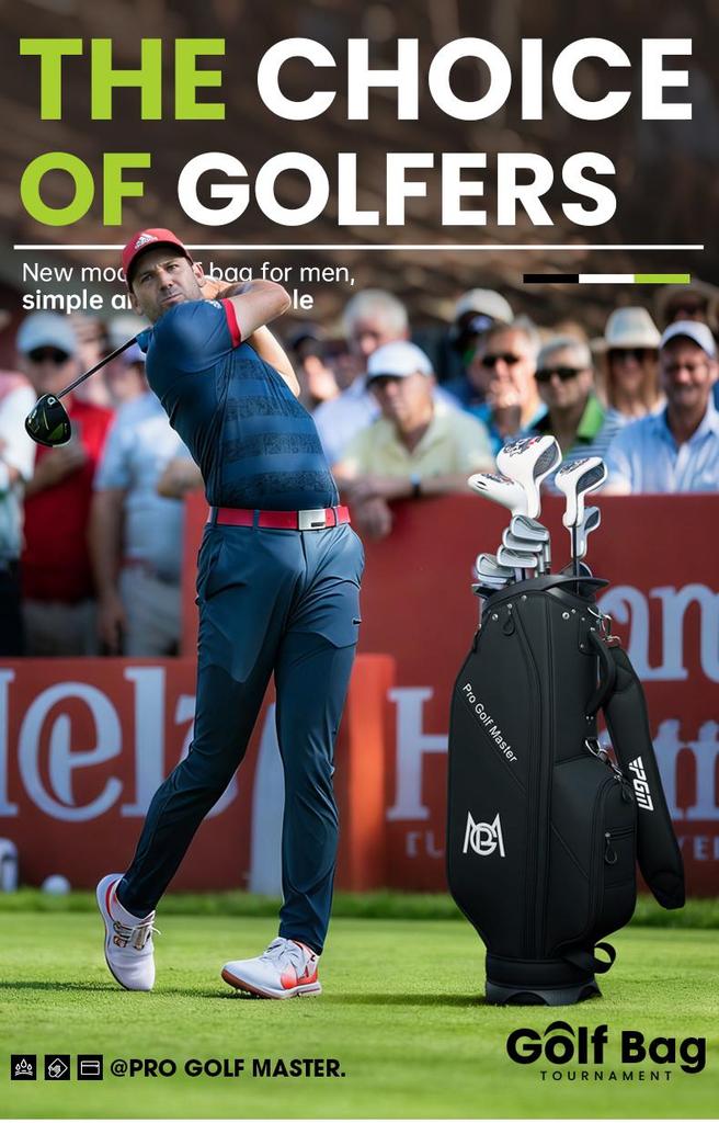 PGM Unisex Stain-Resistant Lightweight Golf Bag