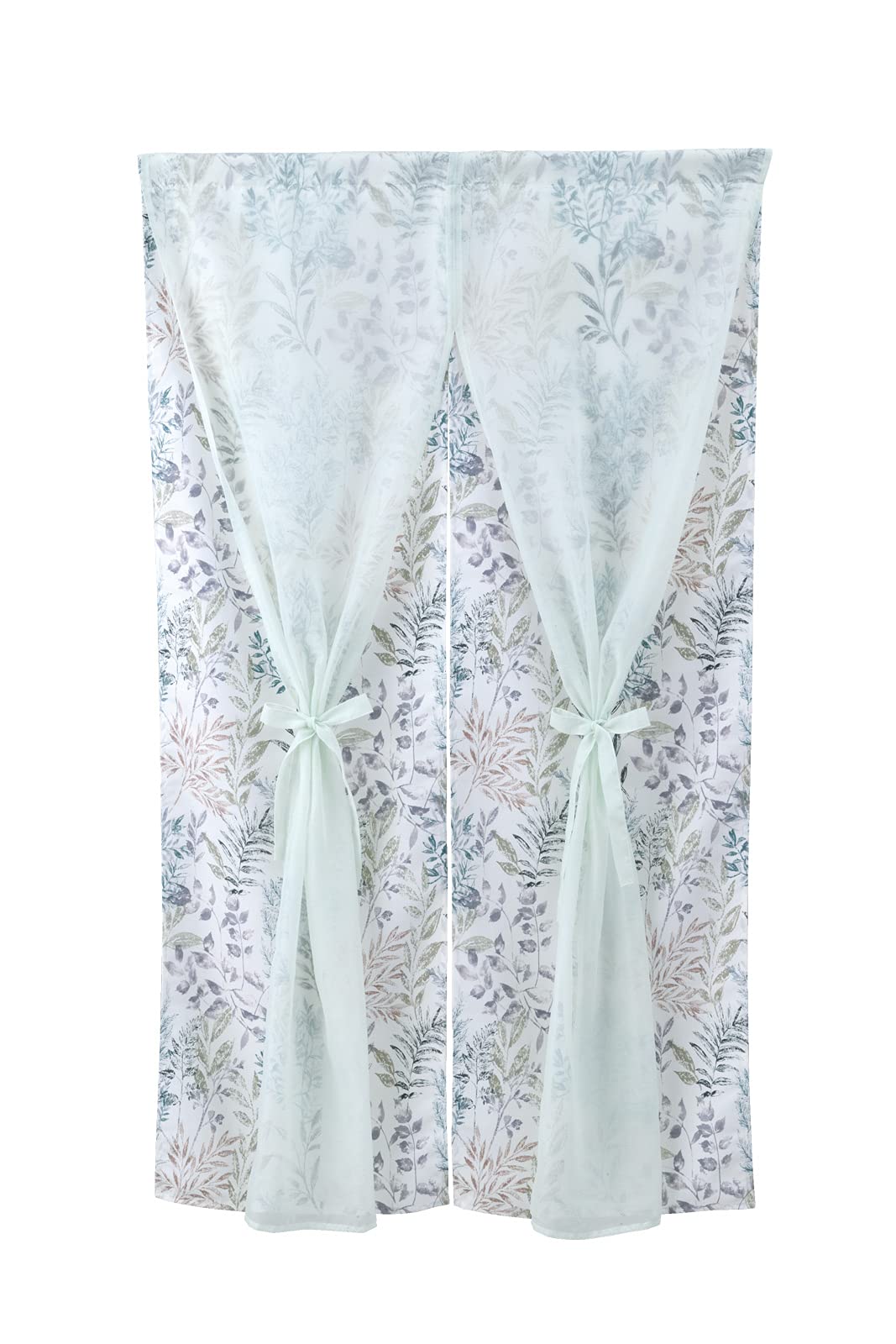 

Kawashima Selkon Peak Forest 85 x 150 EJ1010 Light Green Double-Style Curtain, cm, LG,