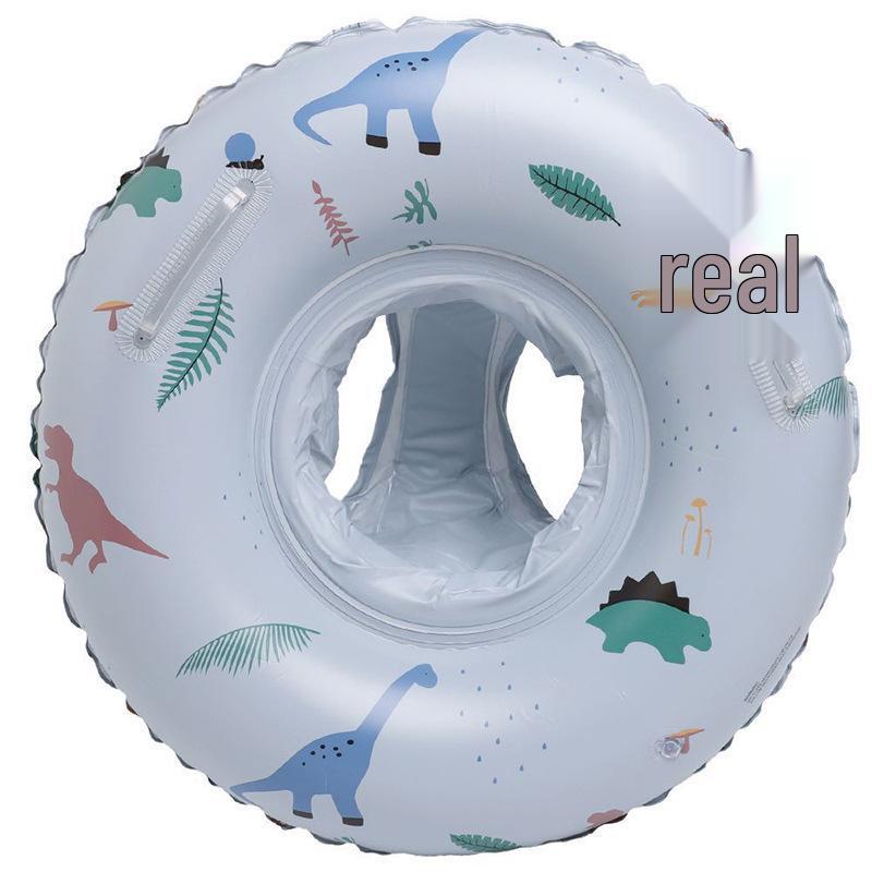 Children's Inflatable Little Rabbit Swim Ring with Double Airbag and Thickened Float Sleeves
