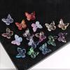 DW50 11mm 50 Stück/Los Schmetterling Farbverlauf Form Glasperlen Exquisite Perlen DIY Handgemachtes Armband Schmuck Material Zubehör