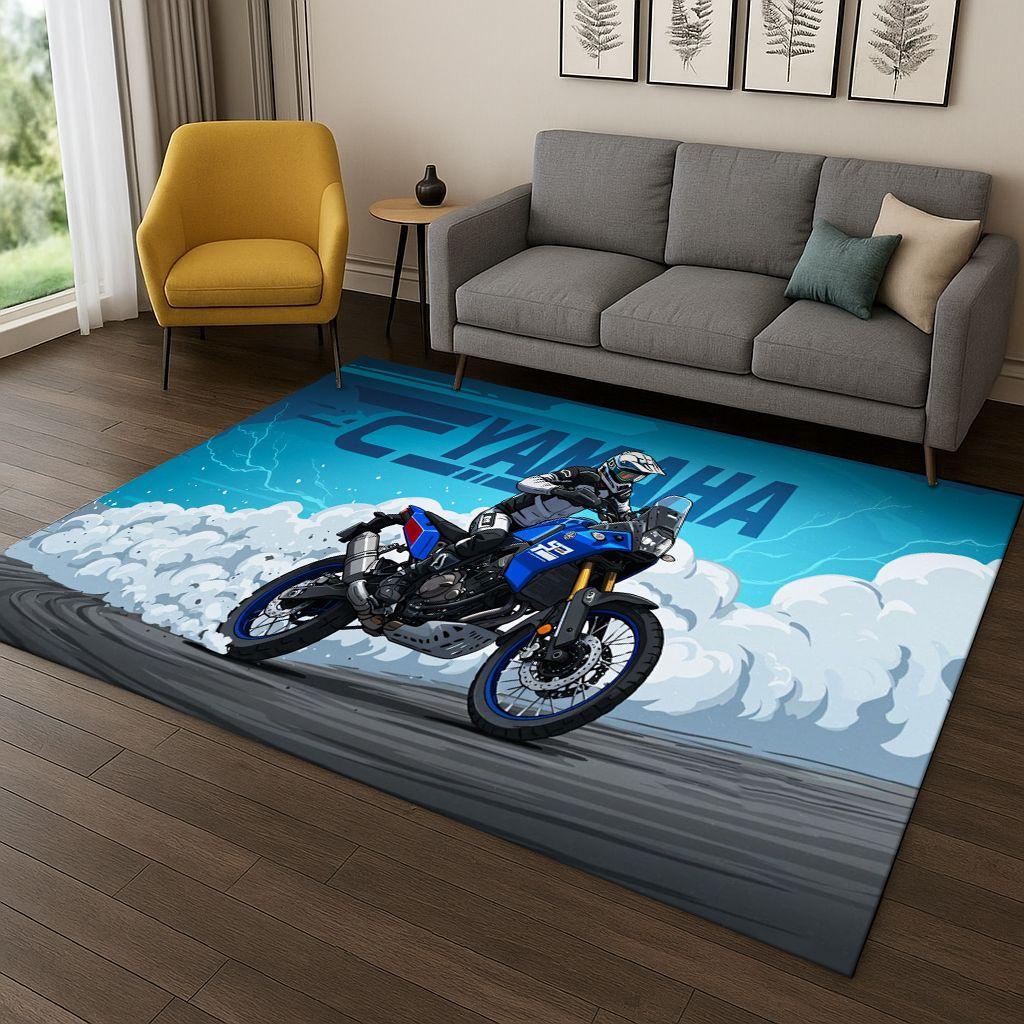 

Класичний килим-килимок з логотипом Y-Yamaha для спальні, вітальні, дивана, килимок для дверей, домашній декор, килимок для дитячої ігрової зони, нековзкий, різдвяний подарунок 80x120cm