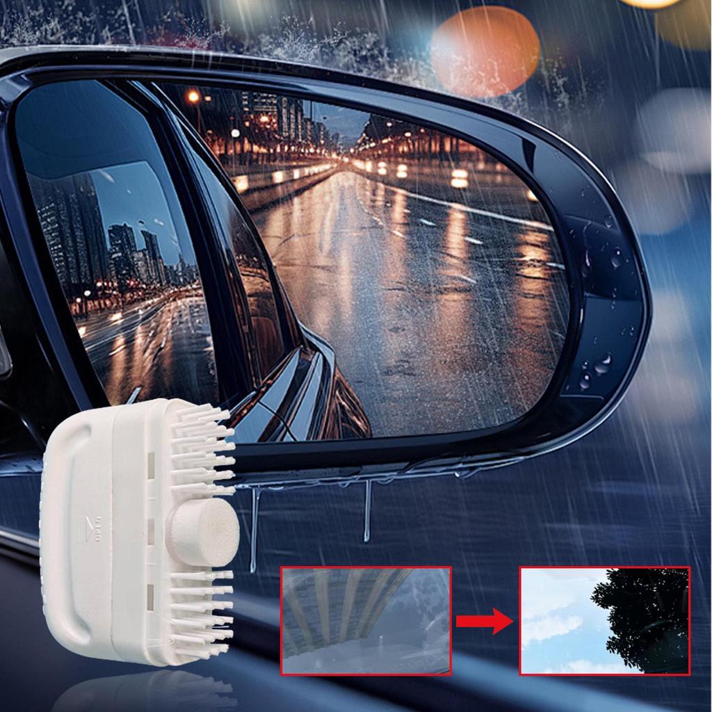 Car Glass Cleaner 120ml Oil Film Remover Car Windshield Cleaner Brush For Trailer RV Truck Sedan Pickup Motorcycles