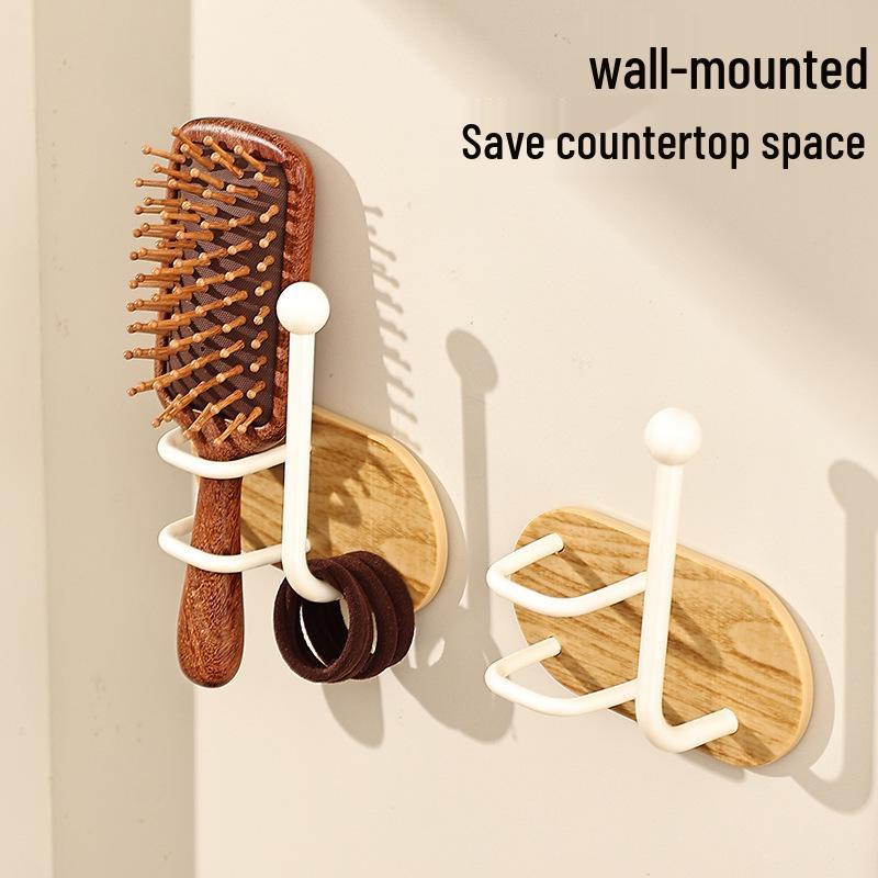 Adhesive Wall-Mounted Hair Accessories Organizer for Ties, Scrunchies, Headbands, Jewelry, and Combs
