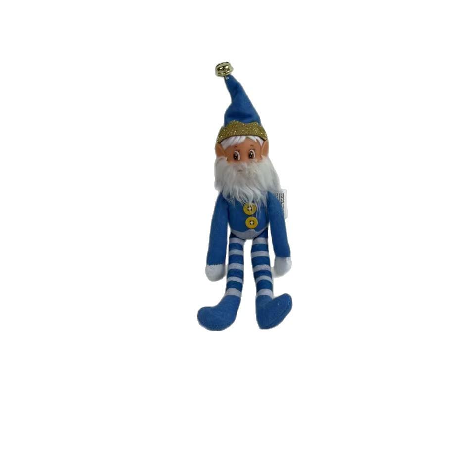 Christmas Elf Silicone Doll Ornament - Festive Atmosphere Bookshelf Decoration