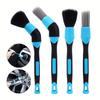3pcs Brush Good Car Wash Cleaner Multi-Function Wash The Car Beauty Brush to Really Care for Car Car Wheel Rim Brush