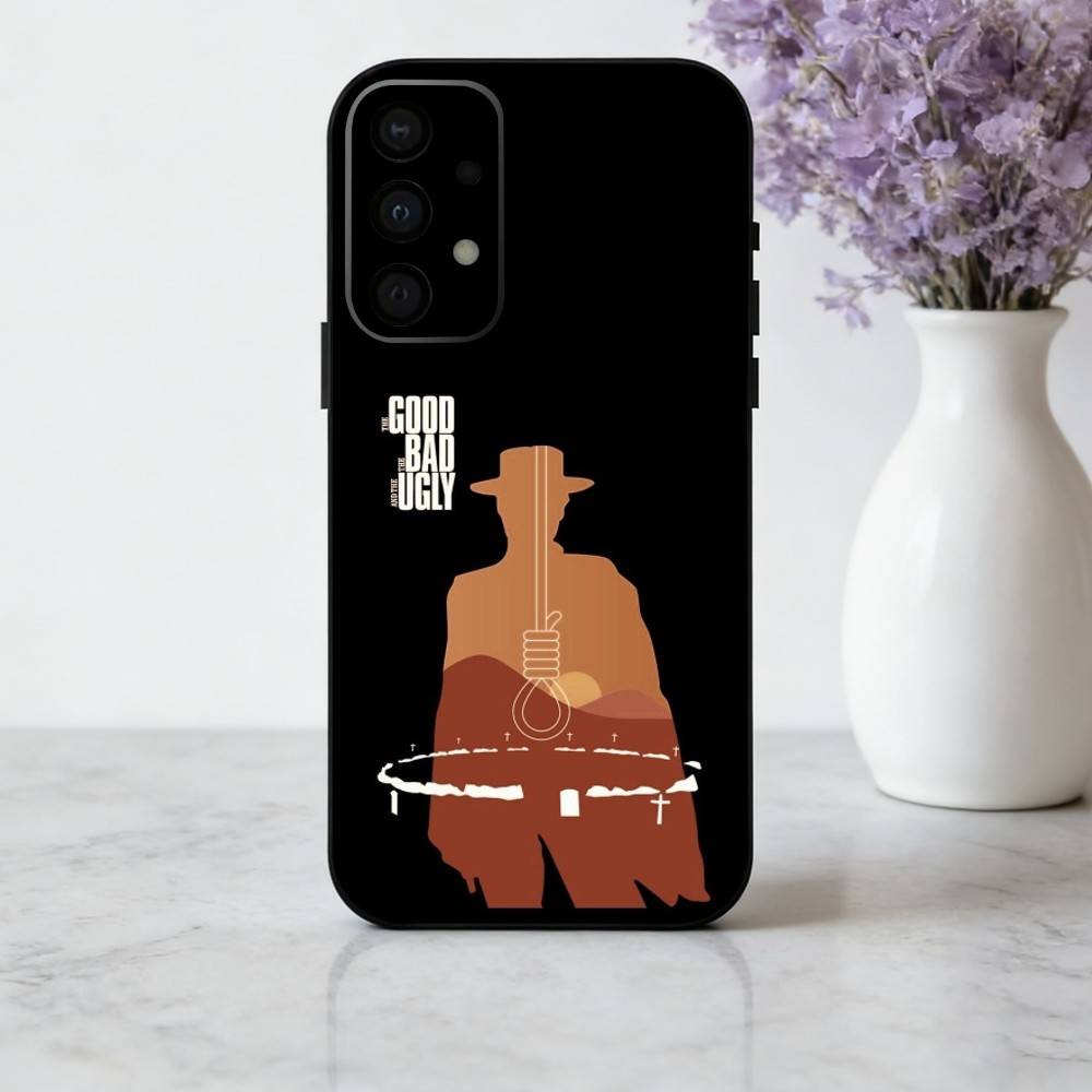 MOVIE T-The G-Good the Bad and U-Ugly Phone Case For Samsung Galaxy A73,A72,A71,A70,A53,A52,A51,Soft Silicone Black Cover