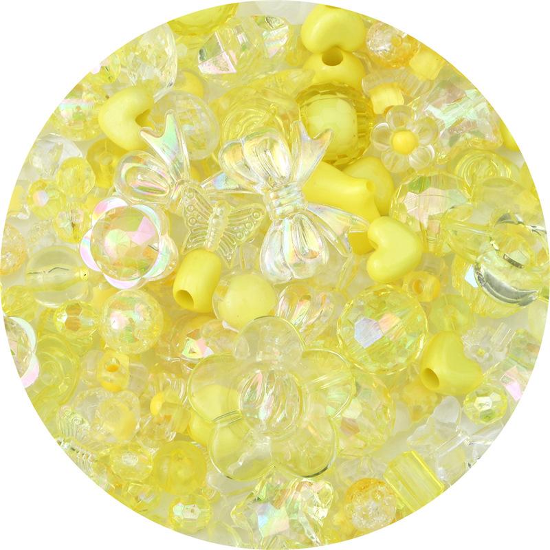 New Mixing Vintage Baroque Acrylic Beads Style Spring Color For Children DIY Handmade Bracelet Jewelry Making Accessories