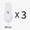 3 Pairs Invisible Boat Socks Women Summer Silicone Non-Slip Socks for High Heels Shoes Ice Silk Thin Half-Palm Suspender Sock