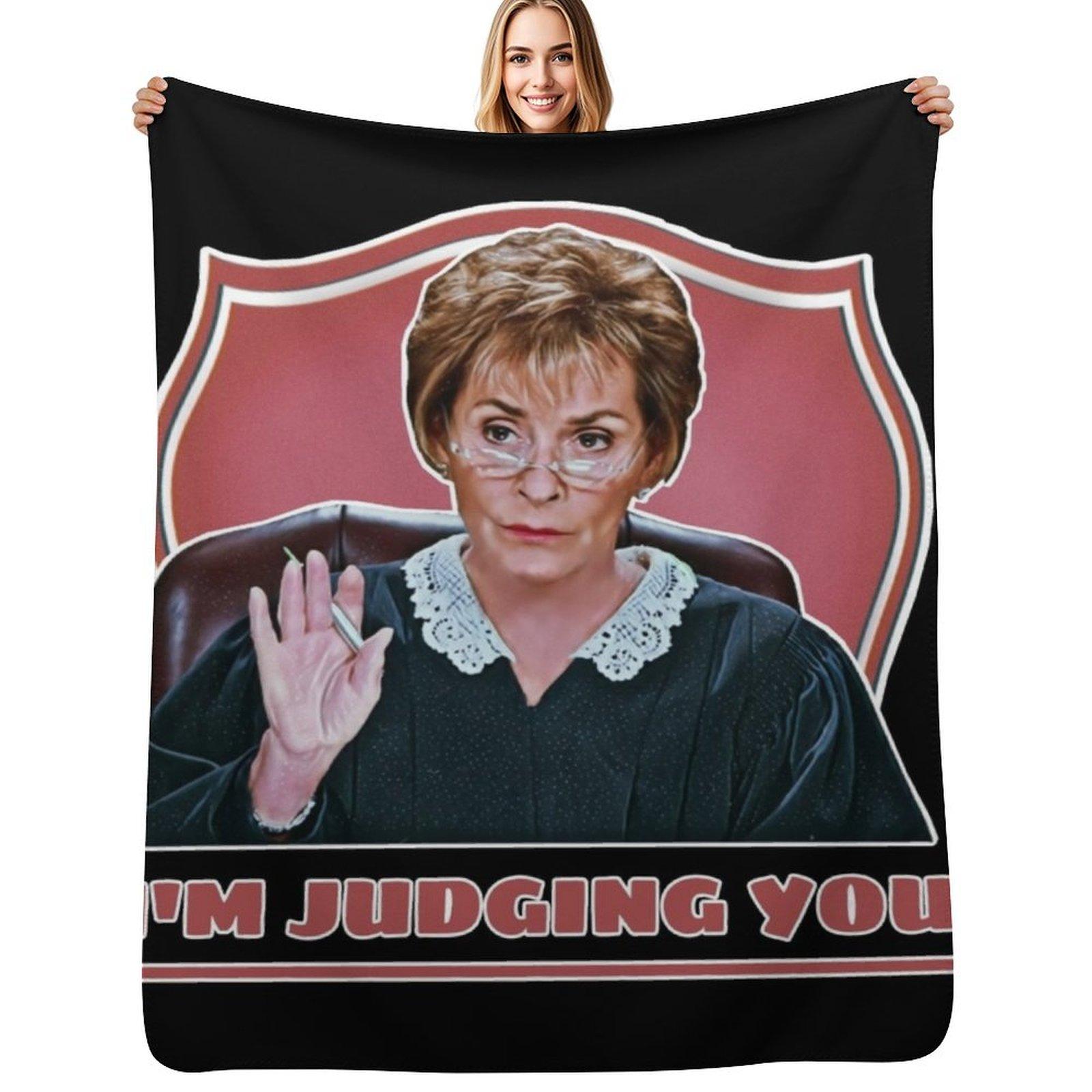 

Judge Judy Throw Blanket Thin Soft Blanket for Summer Night Sleeping 102x76cm(40x30in)