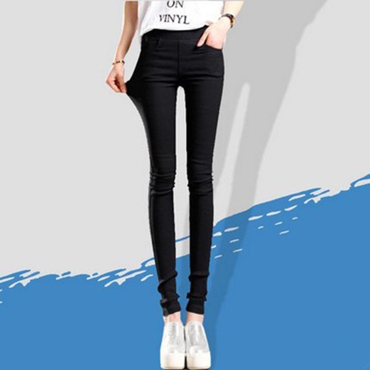 Skinny Leggings for Women Stretch Pencil Pants Slim Fit Elastic Casual