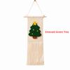 25x60cm Christmas Tapestry Tassel Fringe Holiday Wall Decoration  Woven Wall Decor