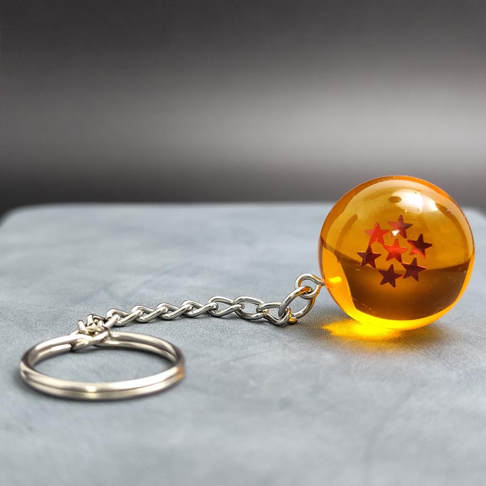 Anime Dragon Ball Z Super Saiyan Goku Figure Keychain Cute Cartoon Character Key Ring Bag Charm Pendant Accessories for Fans