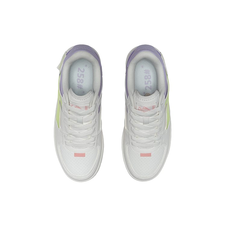 Li Ning Breathable, Slip Resistant, Lightweight Low Top Skateboard Shoes Women's Moonlight Purple AGCQ378-4