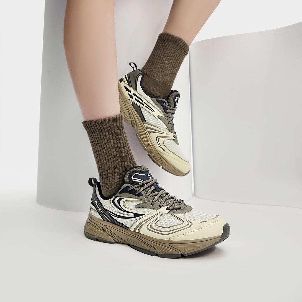 Fila Outdoor Fashion Trend Versatile Low-Top Casual Shoes Men Sneaker Antarctic-Gray Stone-Gray F12M432112FAS