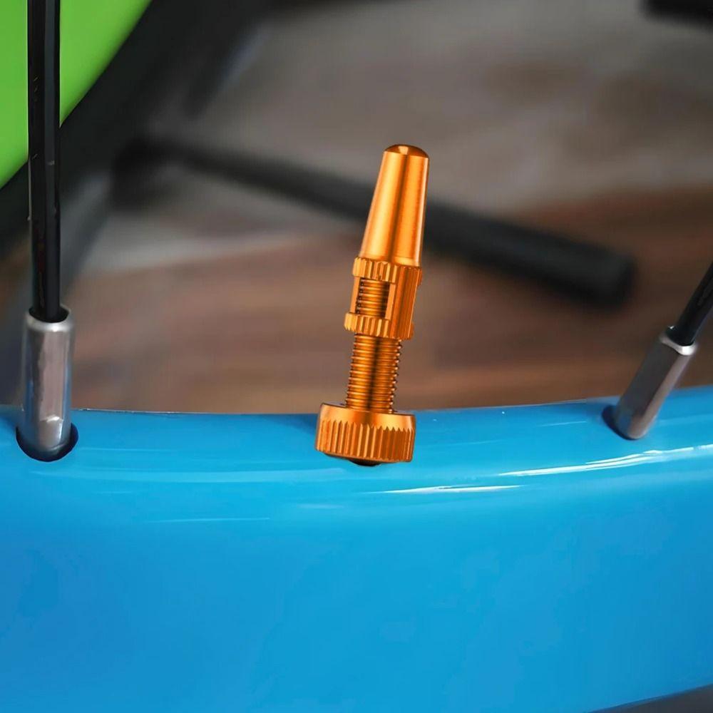 1 Pair 40mm/44mm/60mm Tubeless Tire Valves CNC Technology Bike Valve Kits  Mountain Road Bike