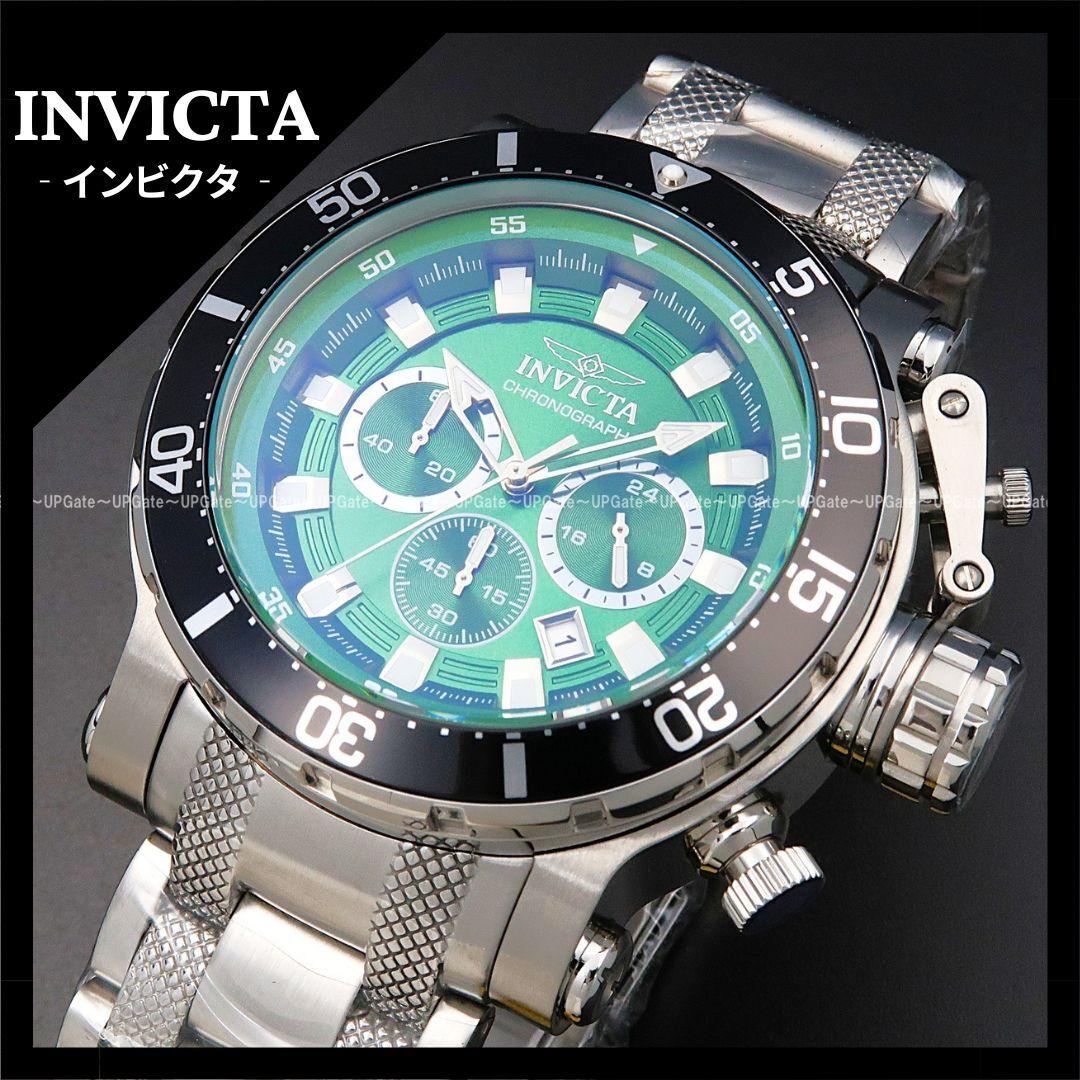 Used Rugged design INVICTA Coalition Forces 49092 Invicta Silver Green Dial