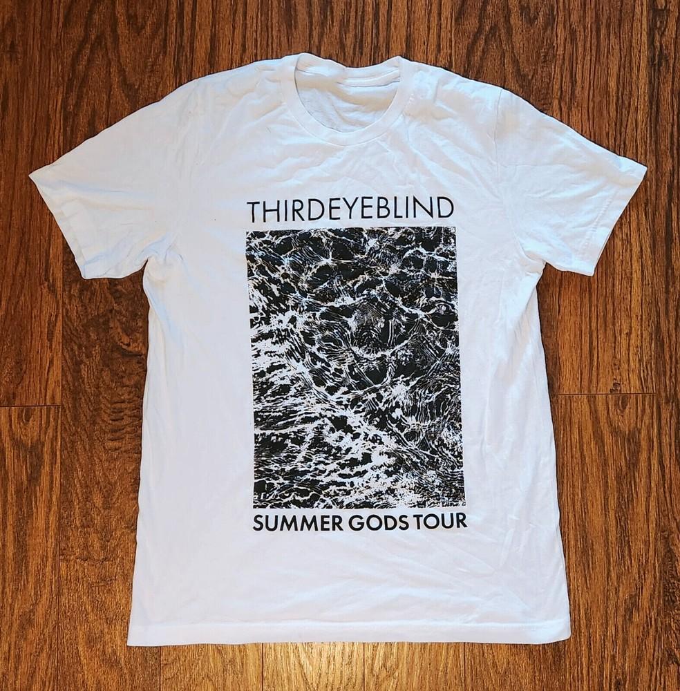Vtg THIRD EYE BLIND Summer Gods Tour Cotton White All Size Shirt UR779 Unisex T-Shirt M